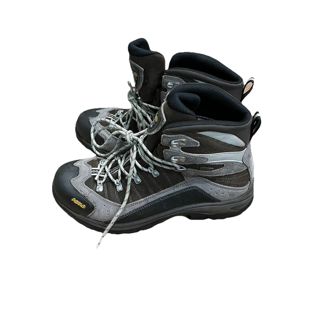 Asolo Drifter Gray Men's Lace Up Goretex Climbing Hiking Boots Size 10.5